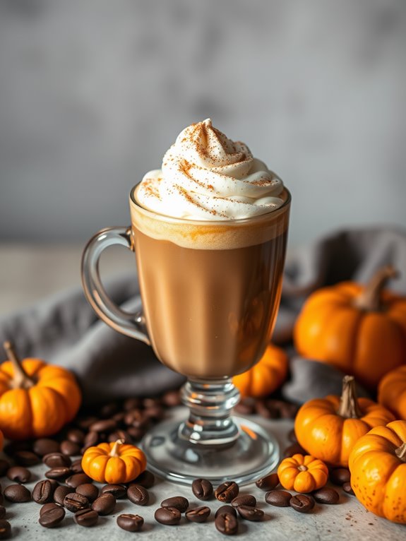 warm autumn coffee delight