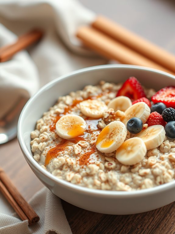 warm spiced oatmeal delight