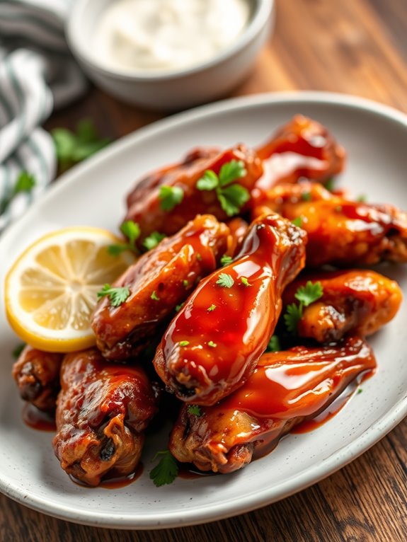 zesty bbq chicken wings