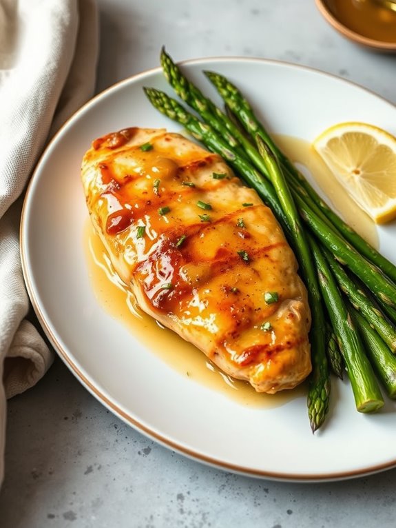 zesty chicken with asparagus