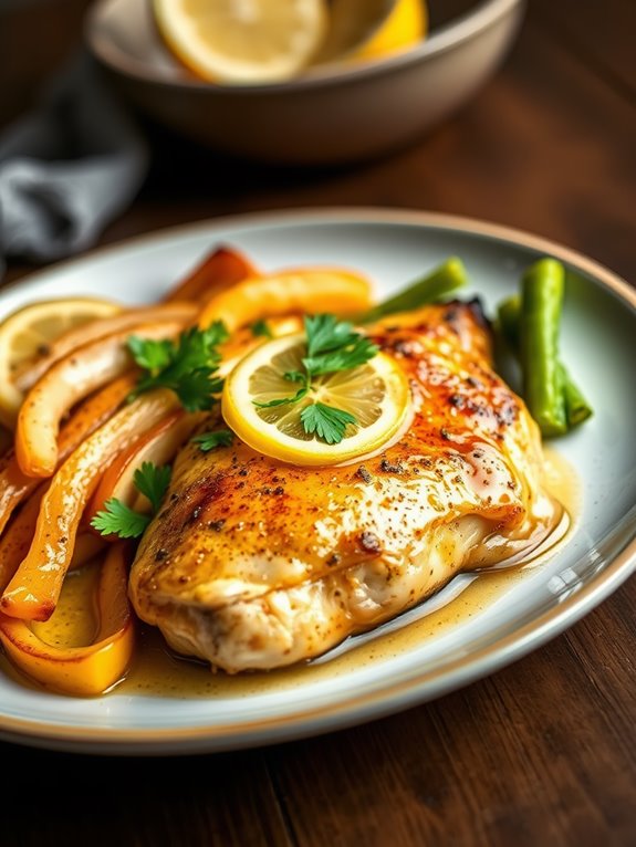 zesty chicken with garlic