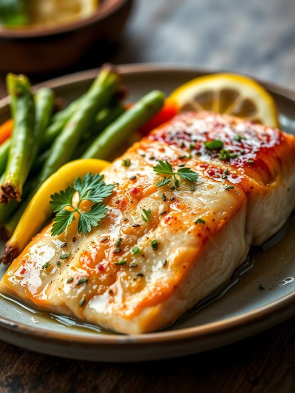 zesty citrus infused fish dish