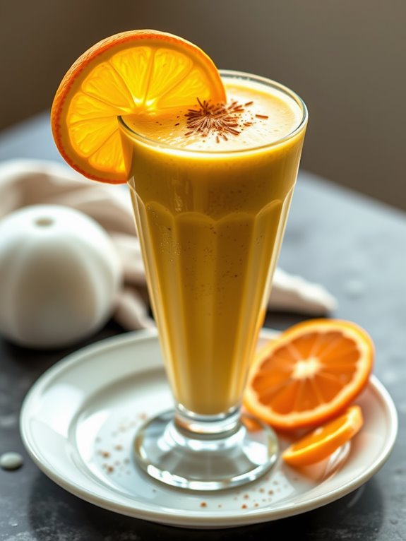 zesty coconut ginger smoothie