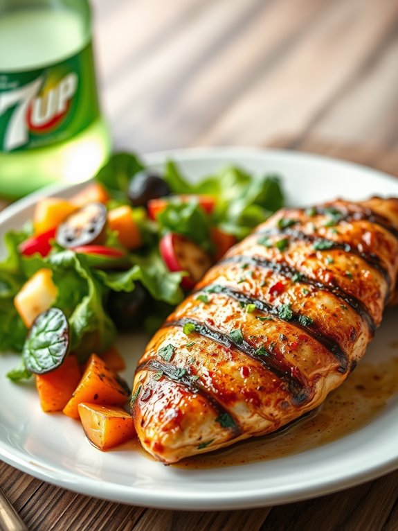 zesty herb marinated grilled chicken