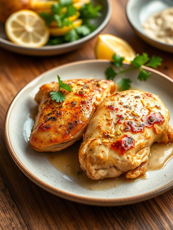 zesty lemon garlic chicken