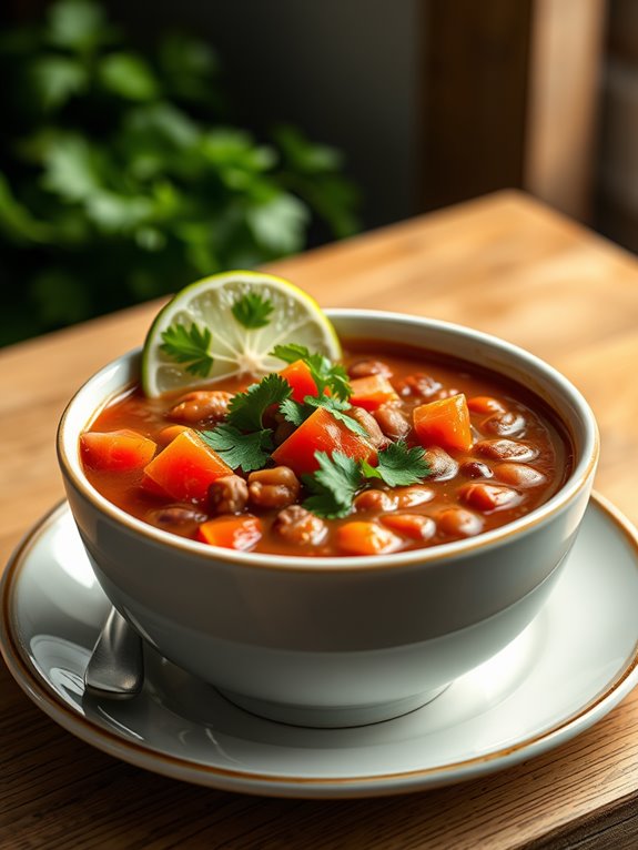 zesty lime infused taco soup