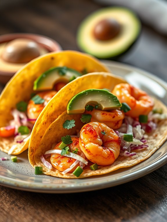 zesty shrimp taco delight