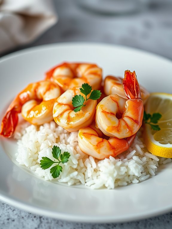 zesty shrimp with garlic