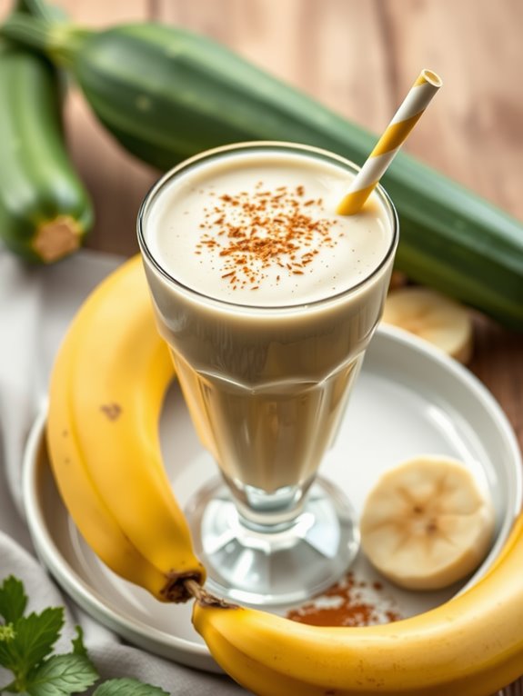 zucchini banana cream blend