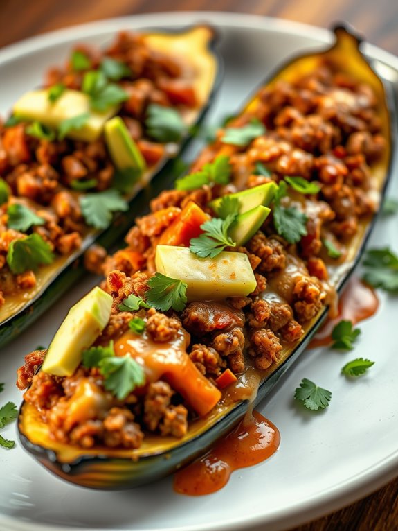 zucchini boats with beef