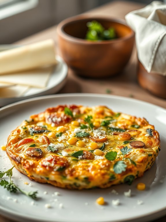 zucchini corn frittata recipe