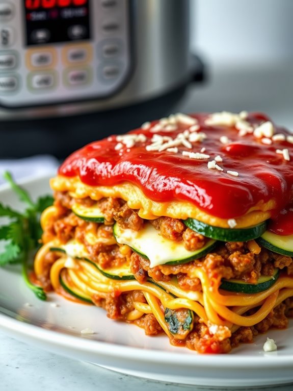 zucchini lasagna with meat