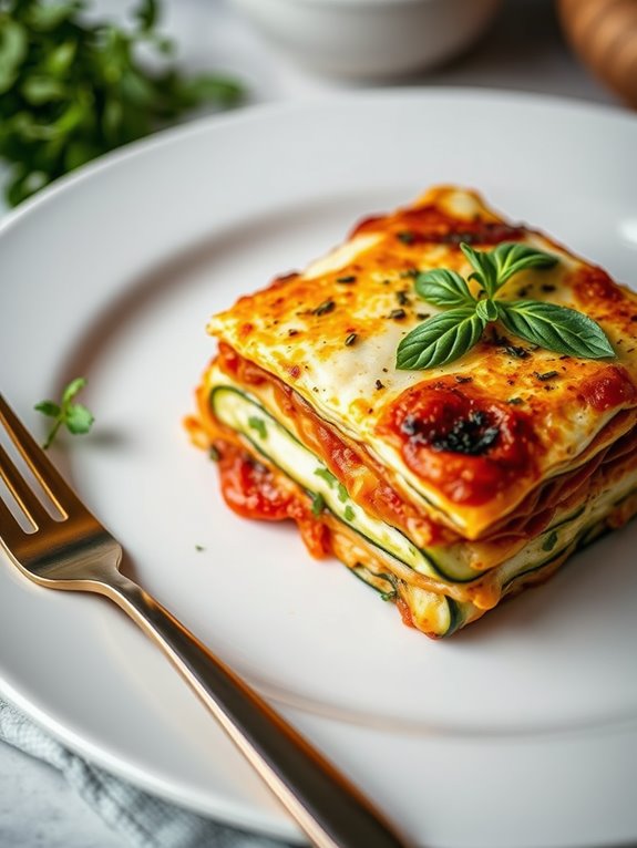 zucchini lasagna with ricotta