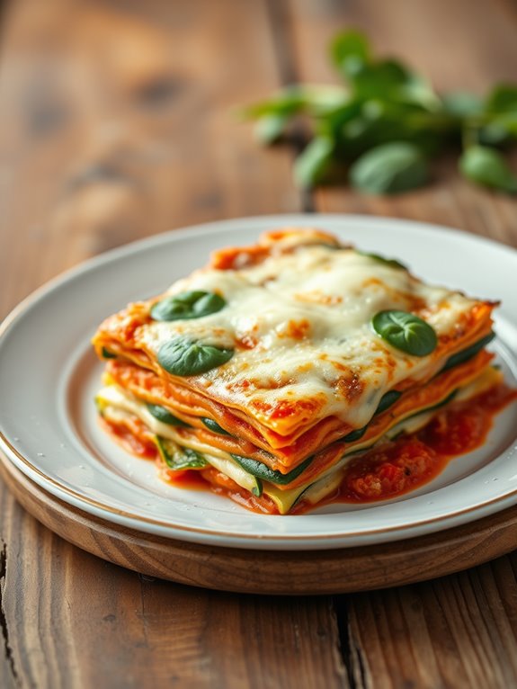 zucchini layered mediterranean dish