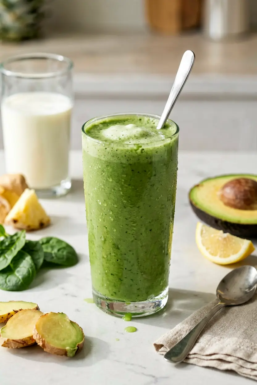 1 green liver-style smoothie