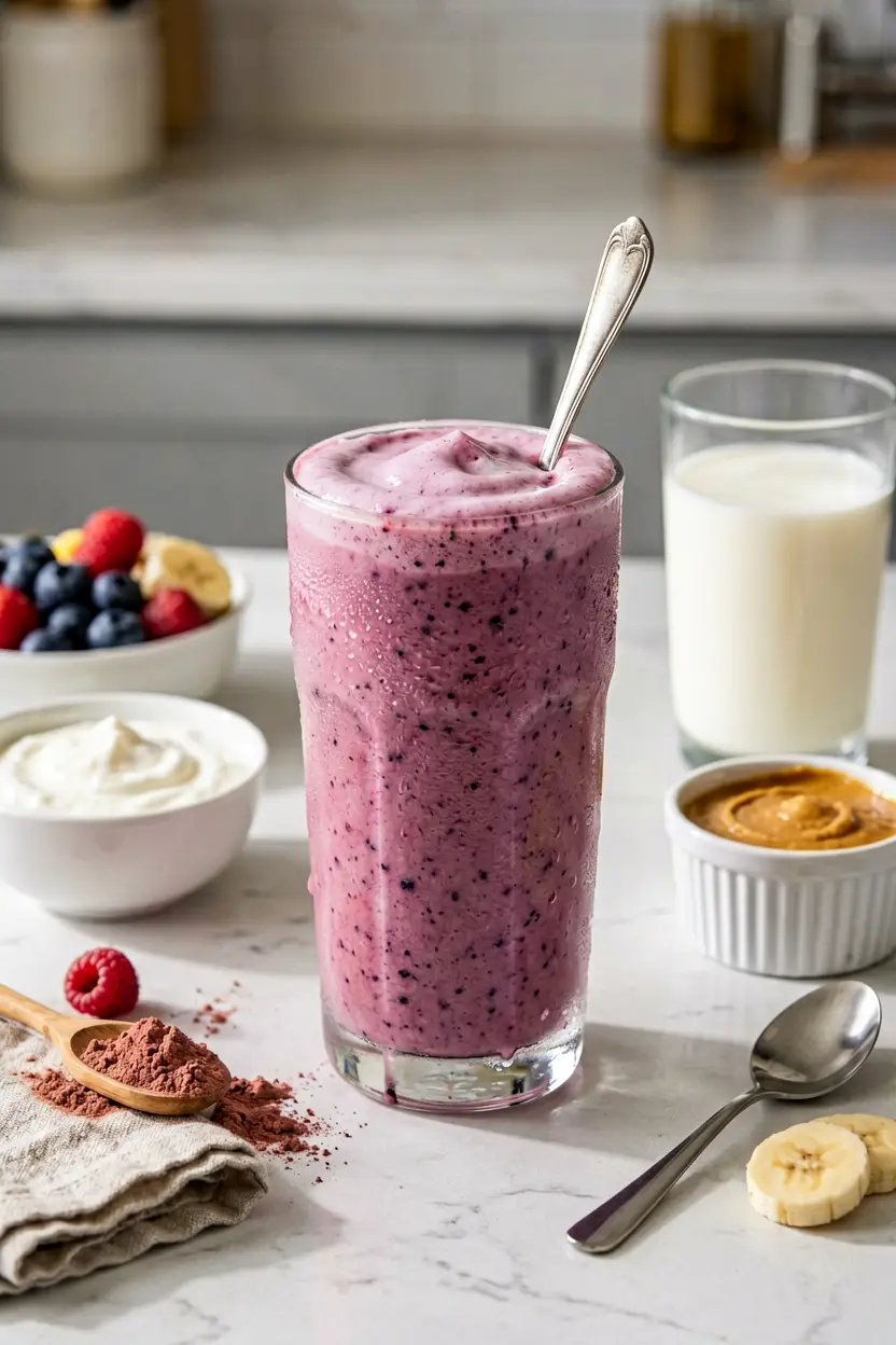 10 big bulking berry shake