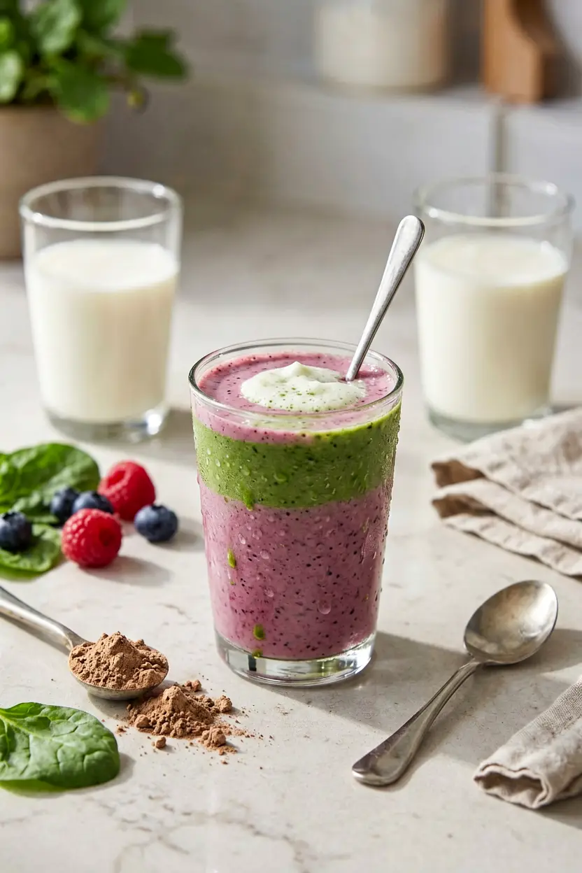 10 mini protein green smoothie
