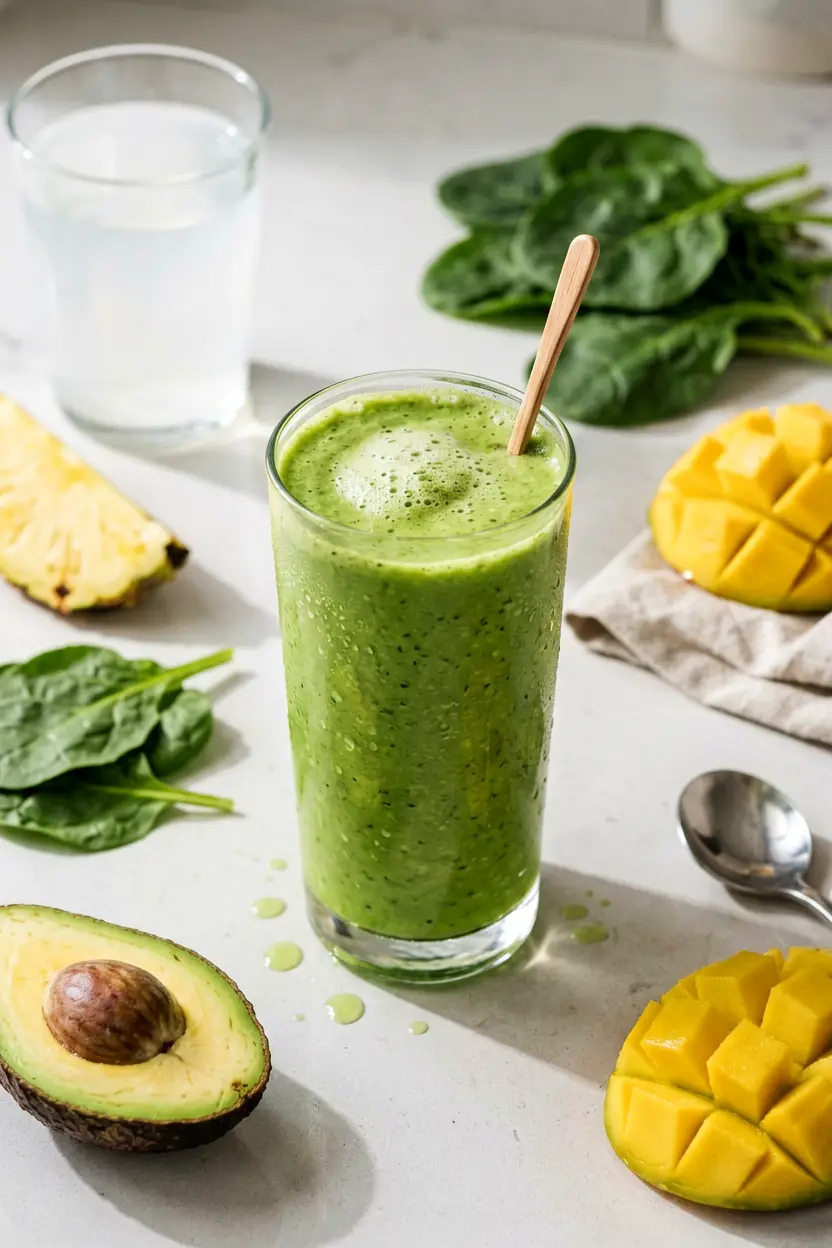 3 glowing skin tropical smoothie