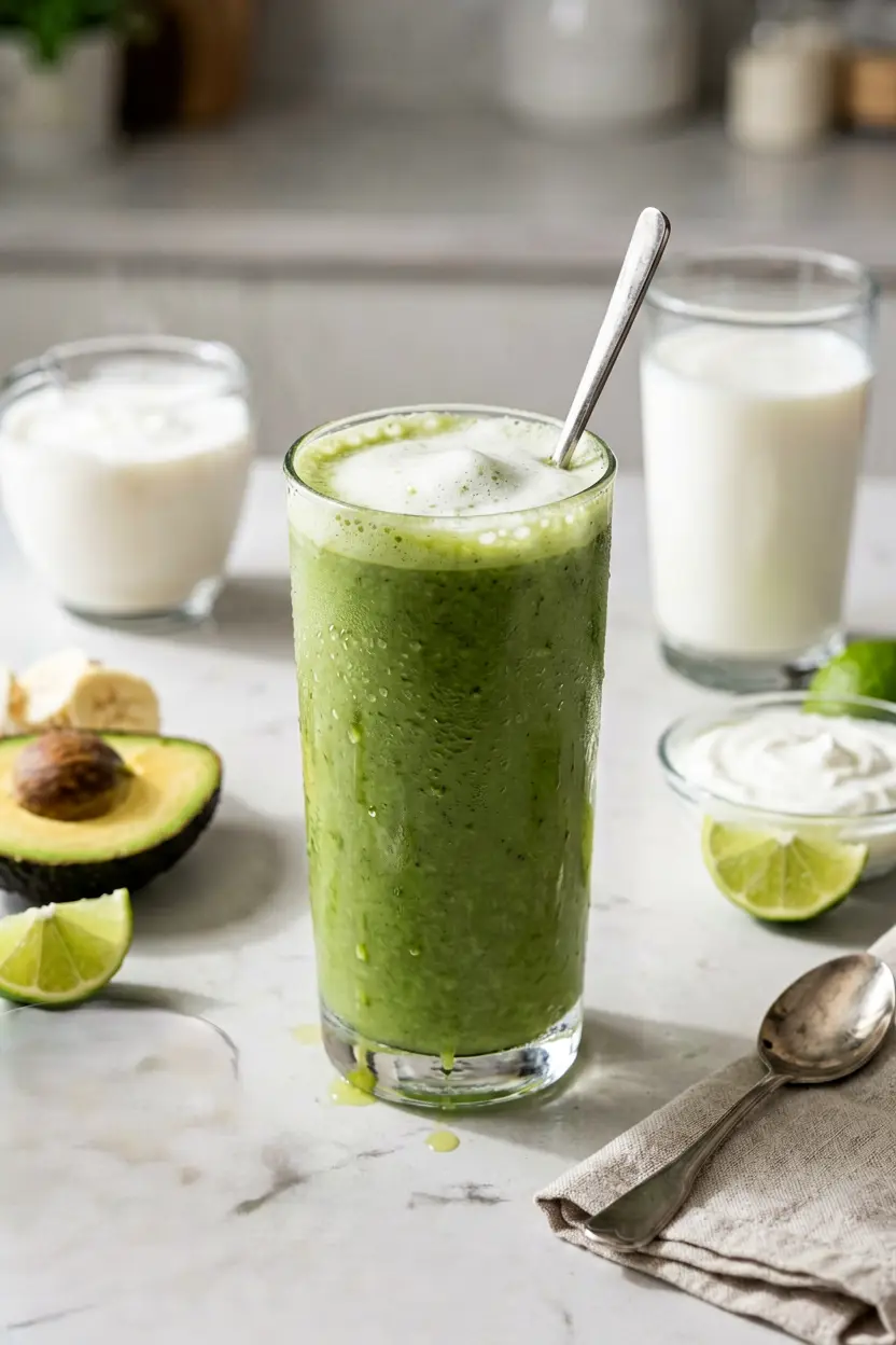 4 avocado lime smoothie