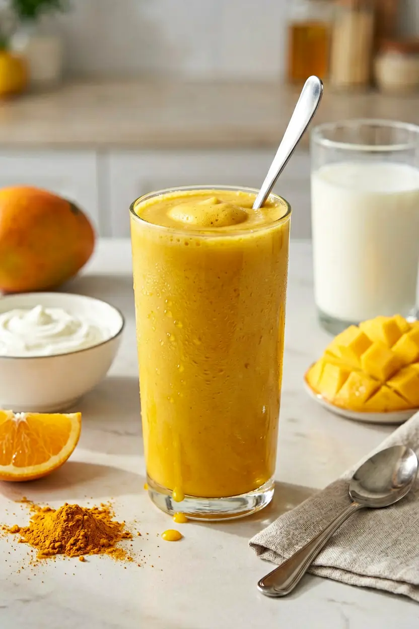 4 mango orange turmeric smoothie