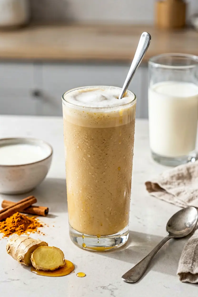 4 turmeric ginger coconut smoothie