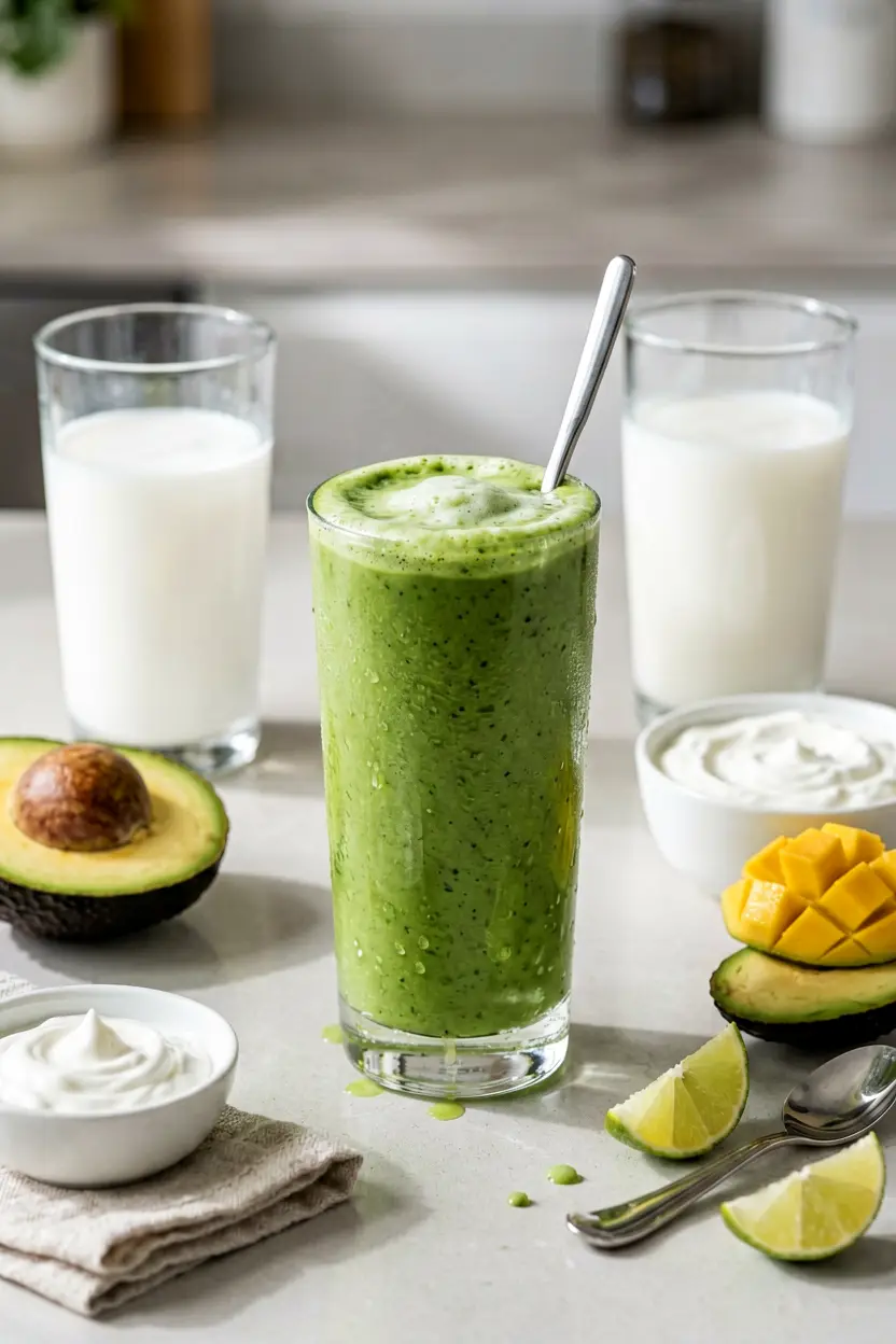 5 avocado mango smoothie