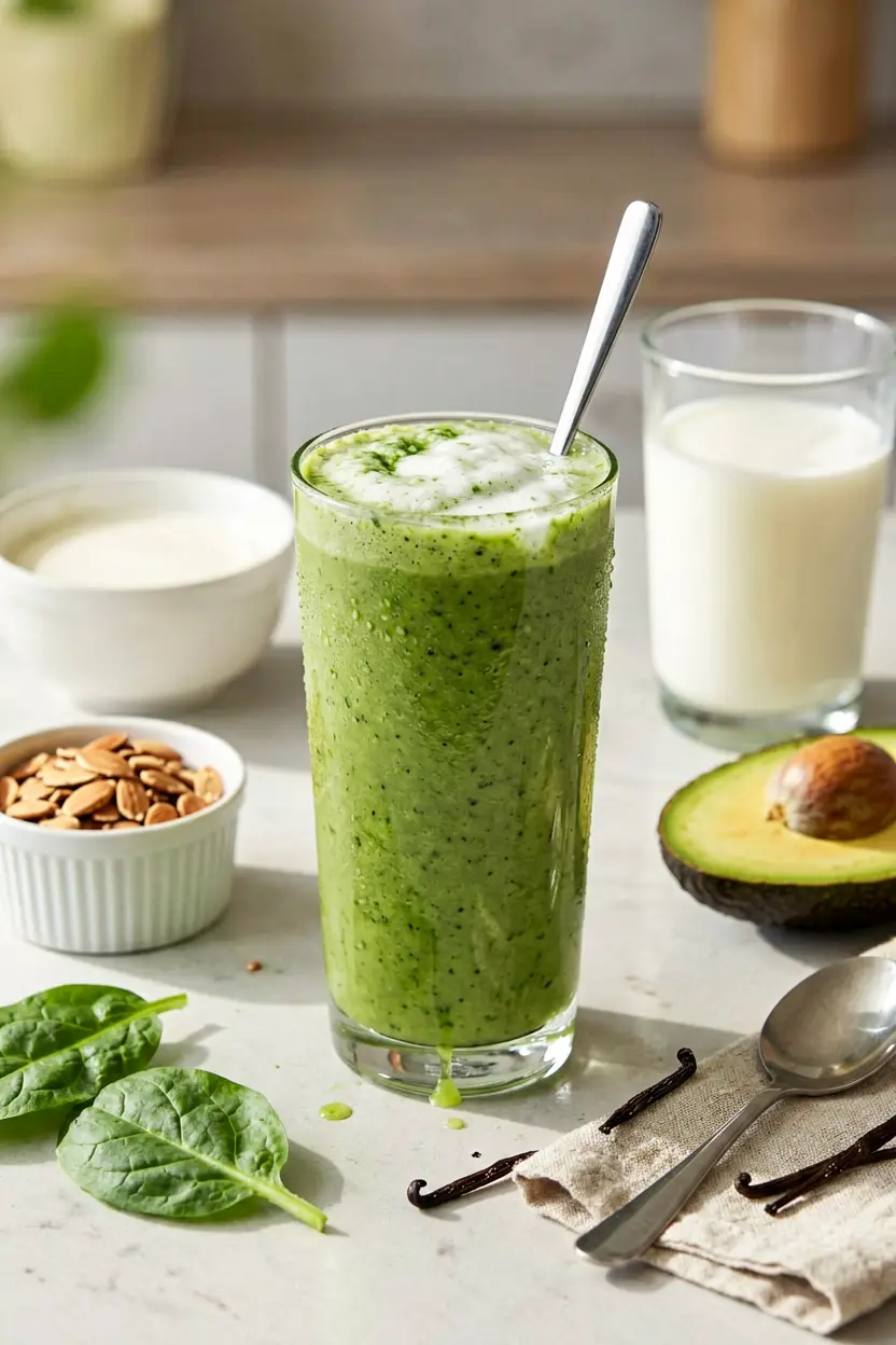 5 avocado spinach smoothie