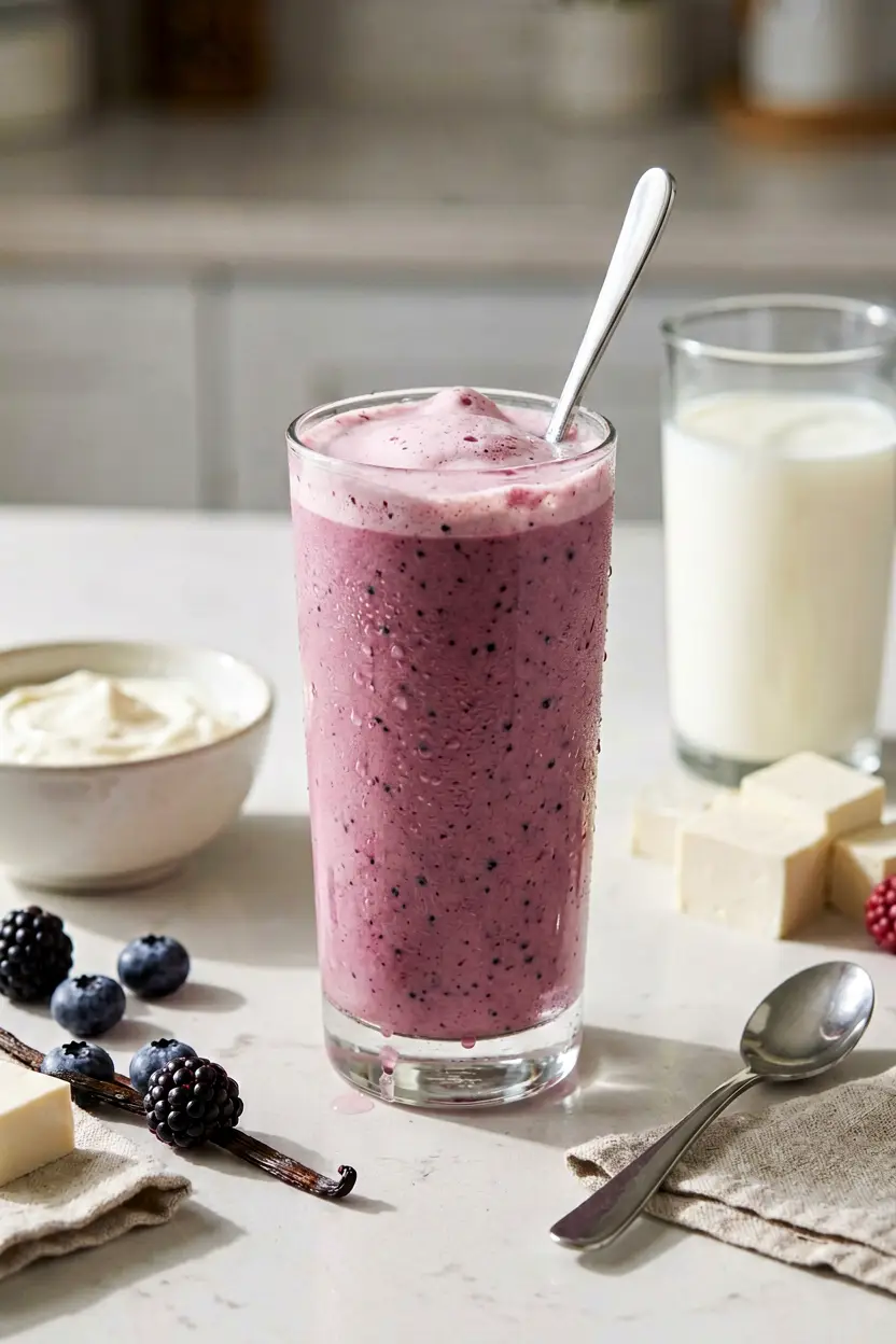 5 silken tofu berry smoothie