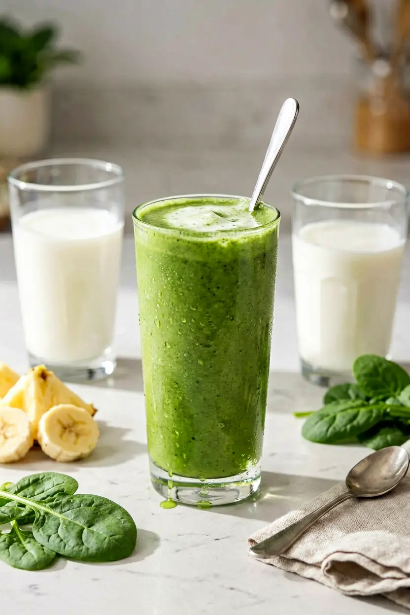5 tropical green smoothie
