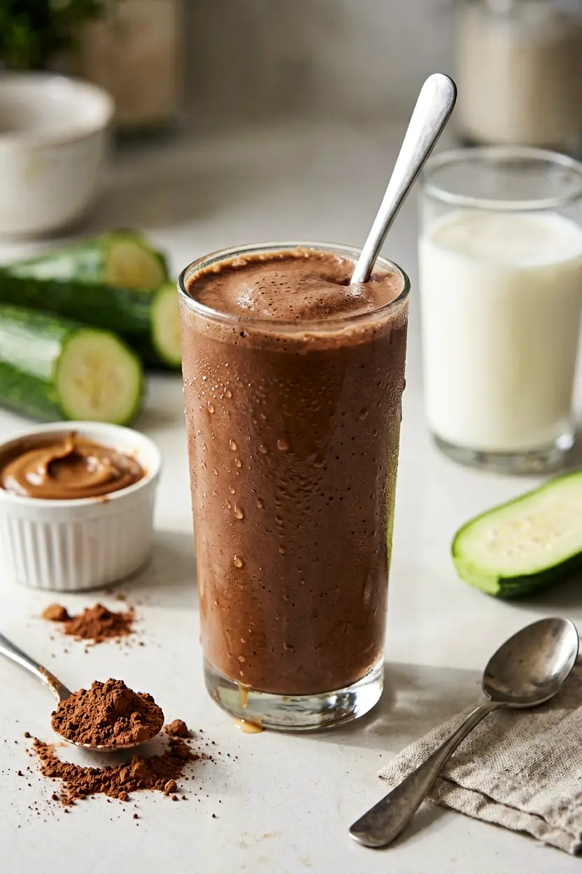 7 chocolate zucchini smoothie
