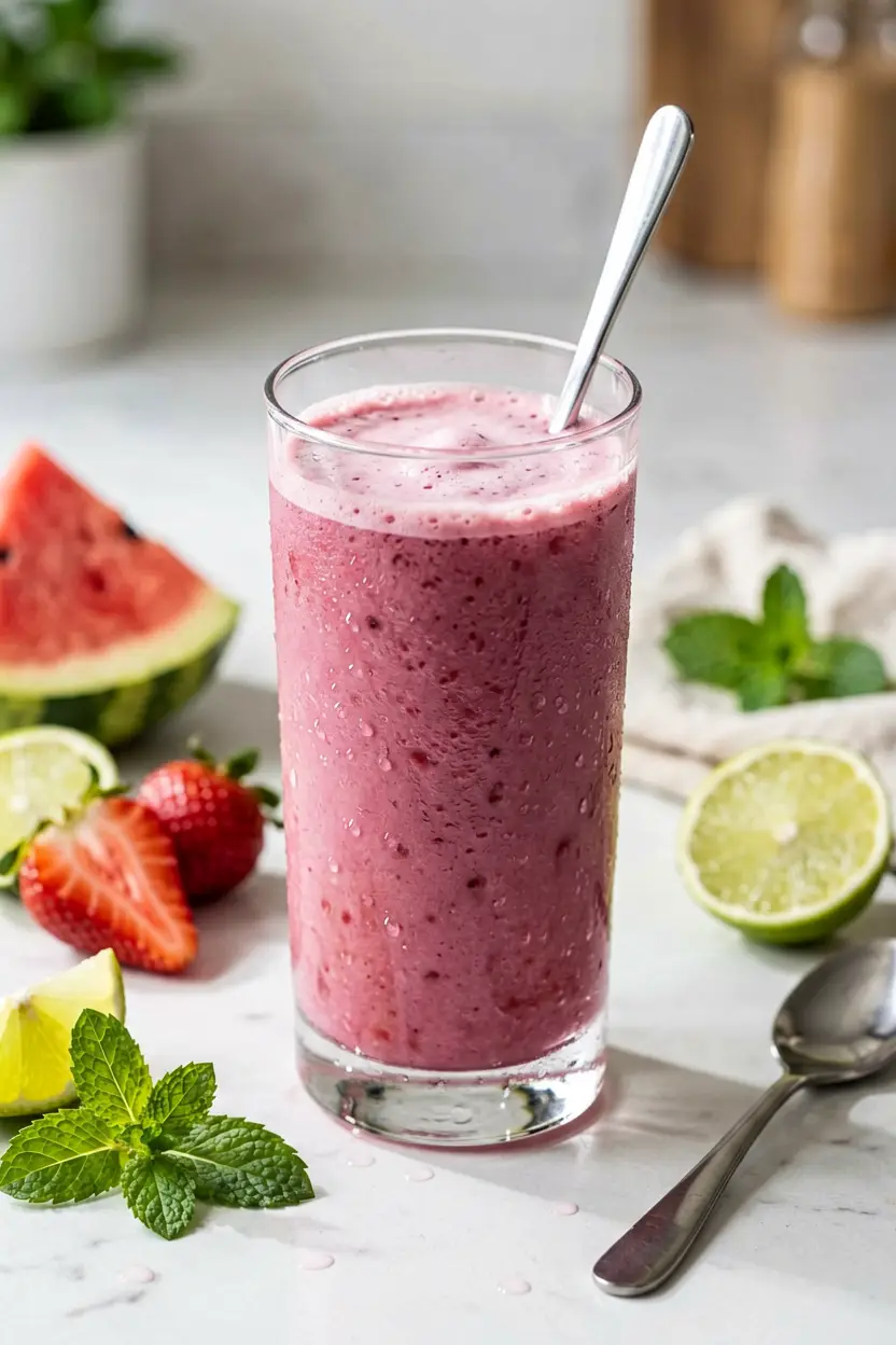7 watermelon mint smoothie