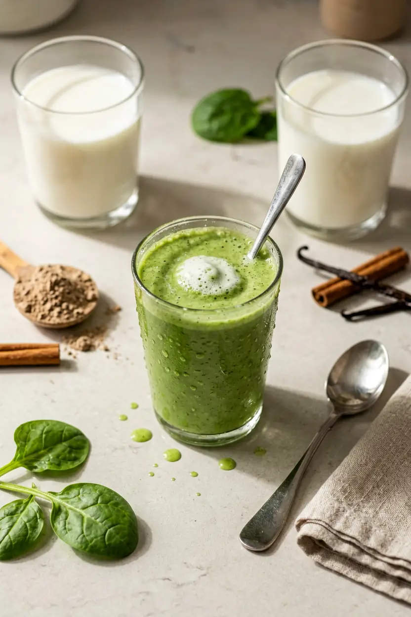 8 mini green protein smoothie