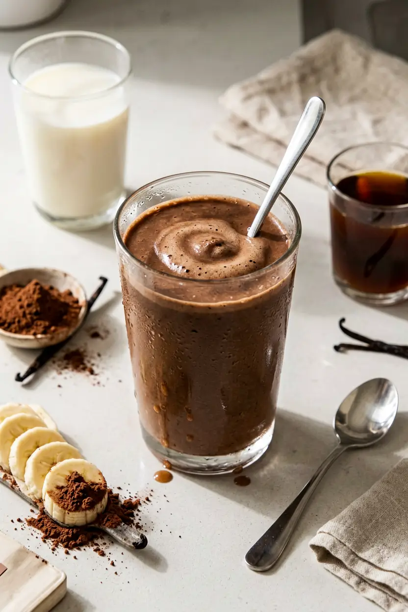 8 mocha breakfast smoothie