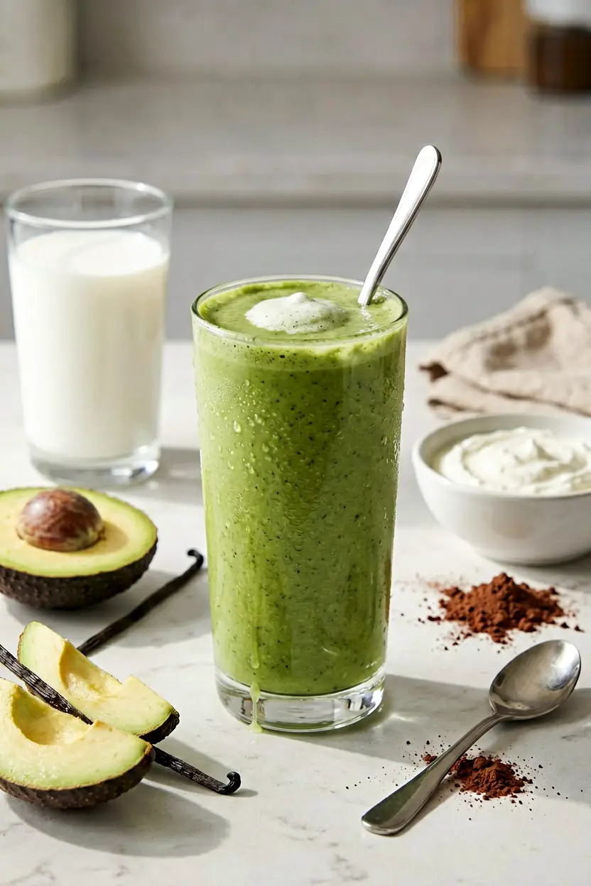 9 avocado cacao smoothie