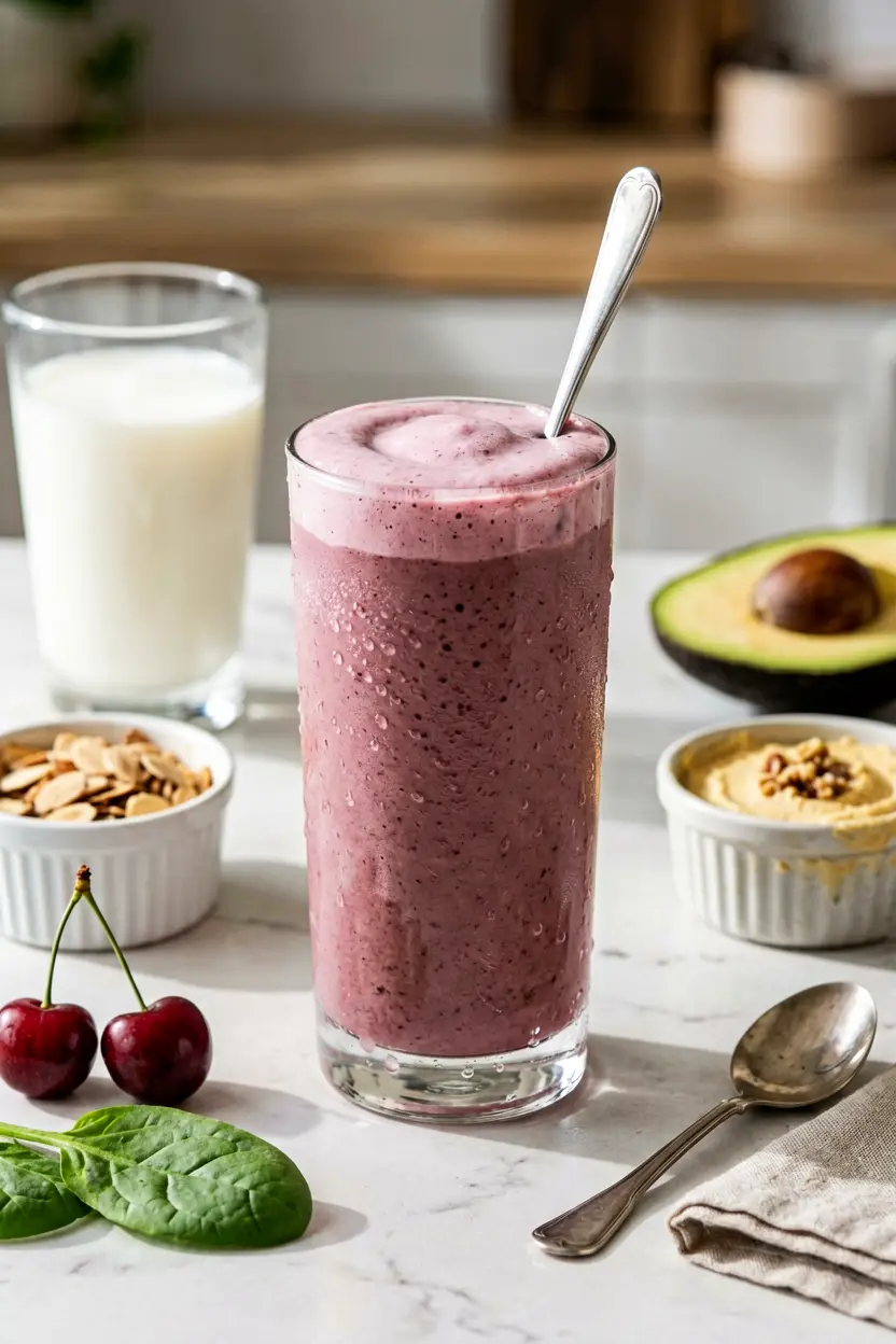9 cherry cacao smoothie