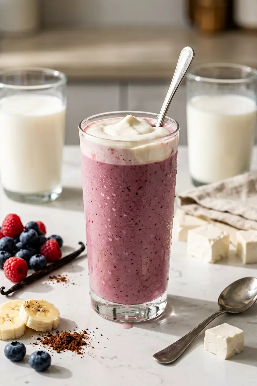 9 silken tofu frosty smoothie