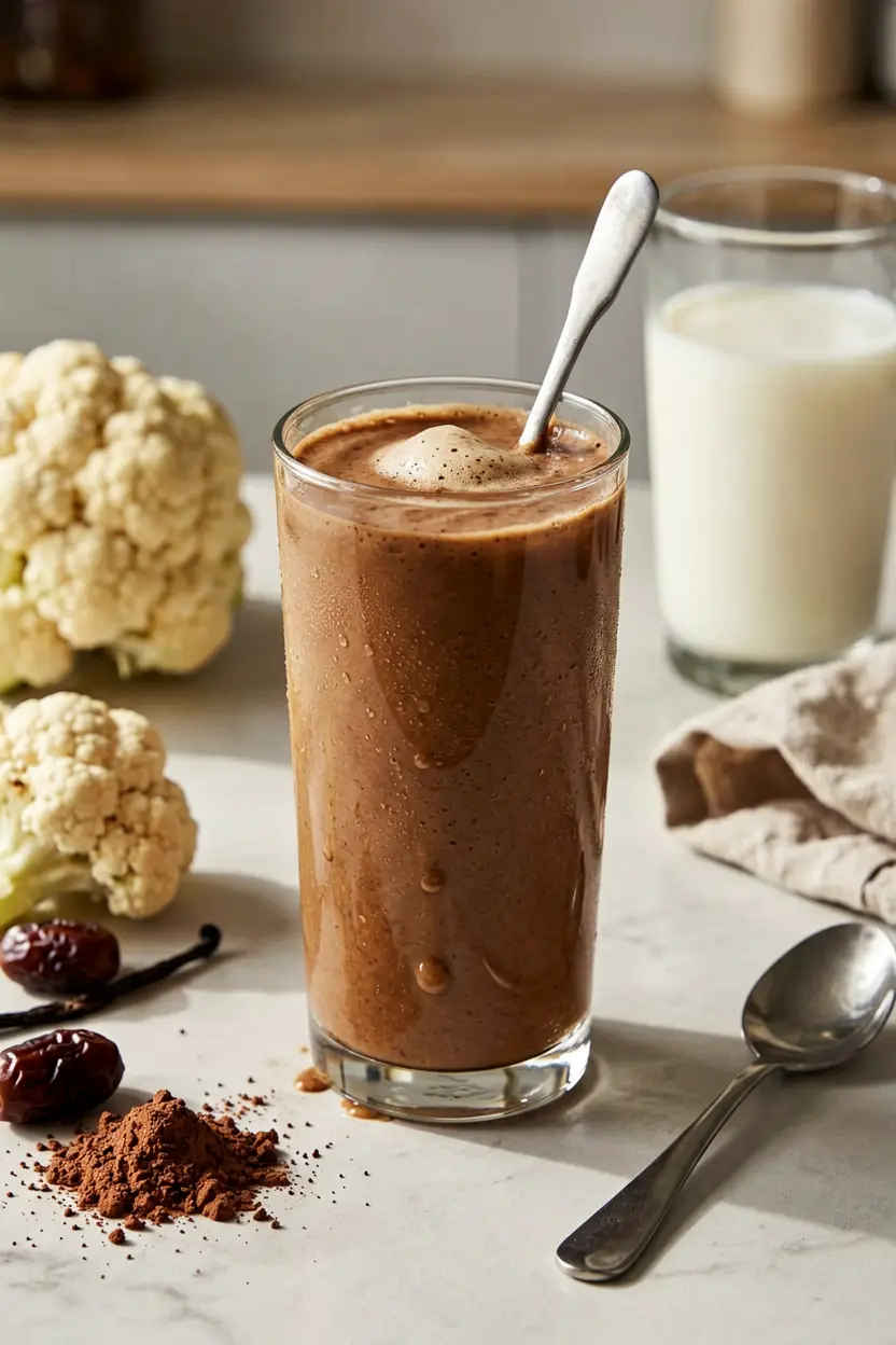 9 tahini cauliflower smoothie