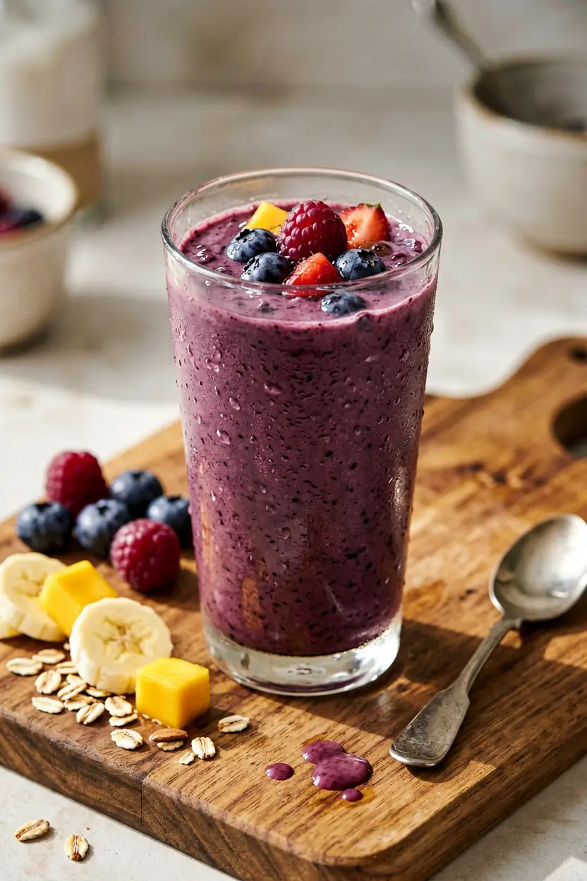 acai oatmeal smoothie