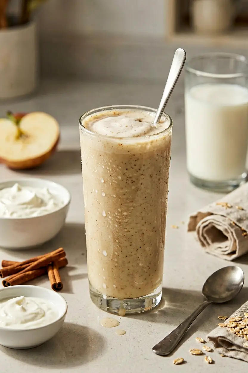 apple cinnamon oat smoothie