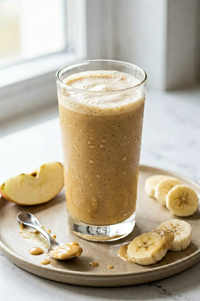 apple nut butter smoothie