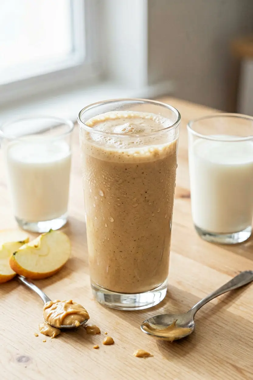 apple peanut butter smoothie