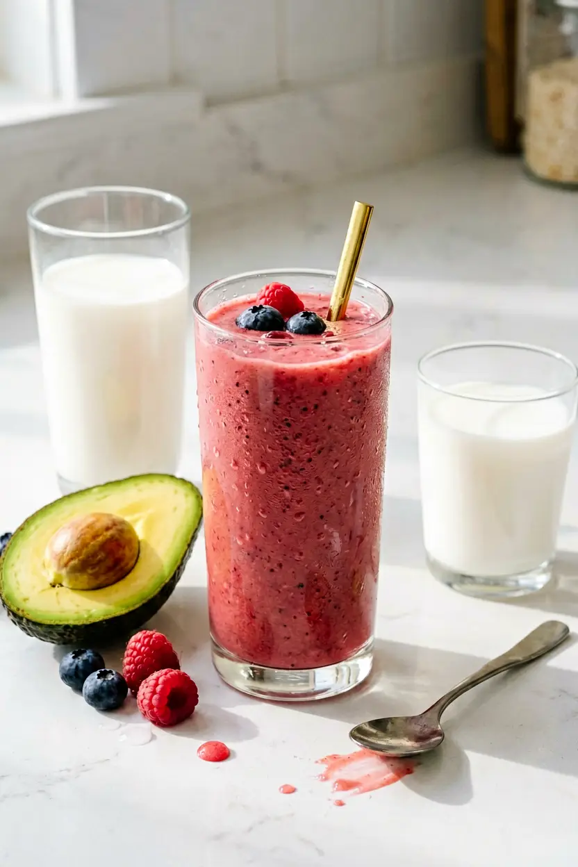 avocado berry smoothie