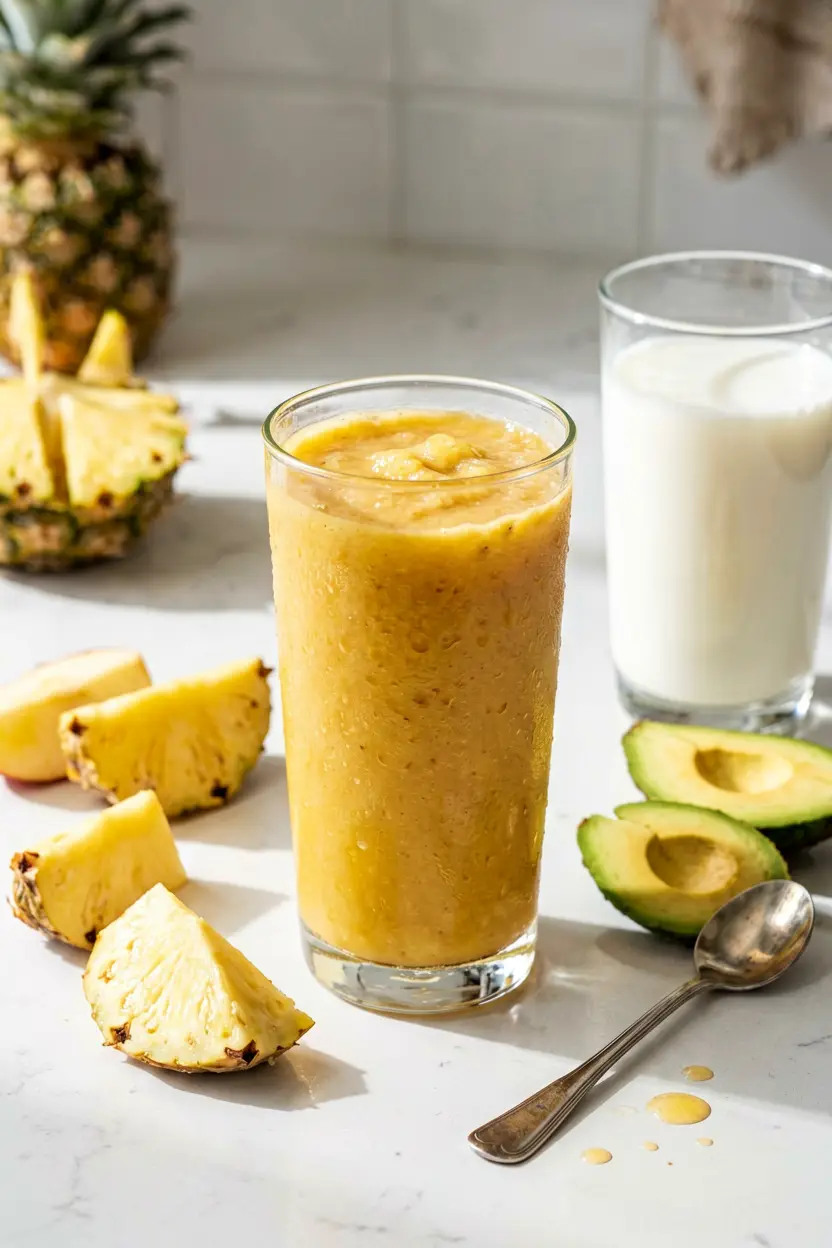 avocado pineapple smoothie