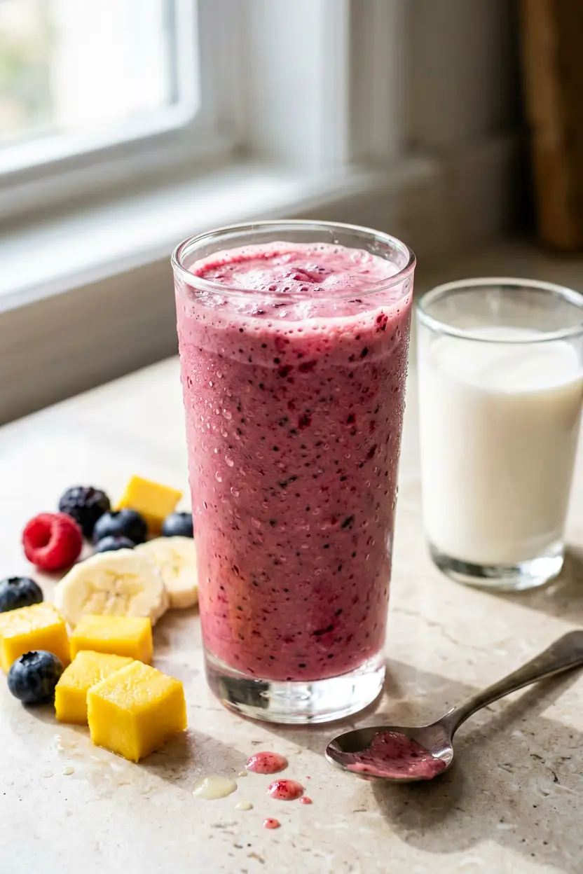 beginner homemade smoothie