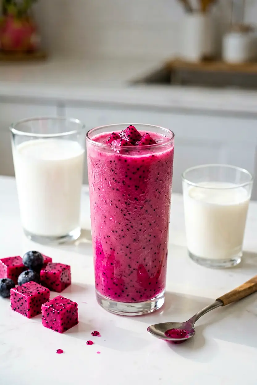 berry dragon fruit smoothie