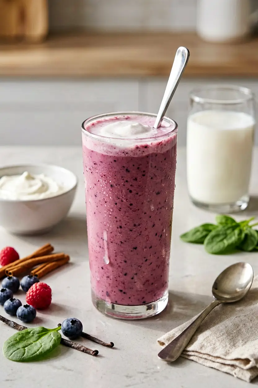 berry greek yogurt smoothie