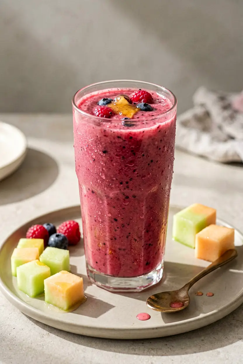 berry melon smoothie