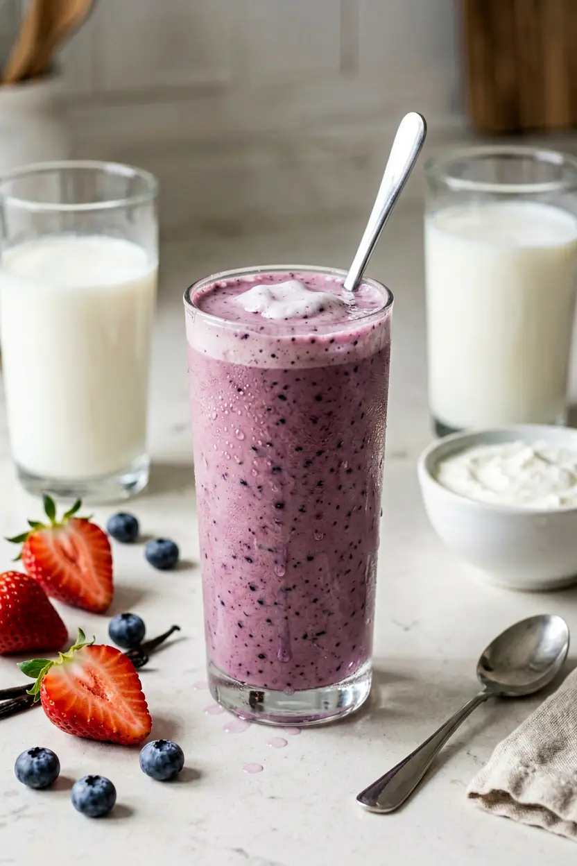 blueberry vanilla smoothie