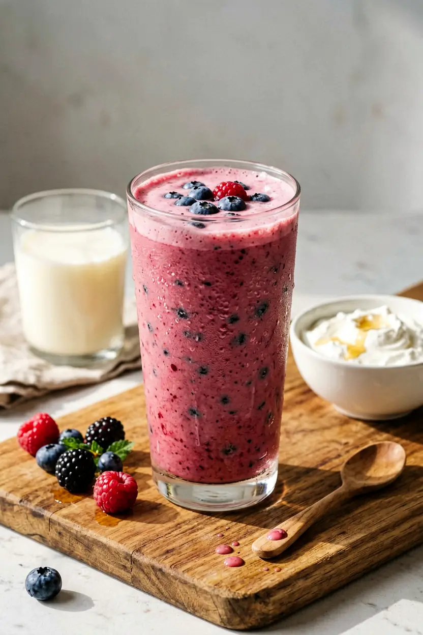 blueberry yogurt smoothie