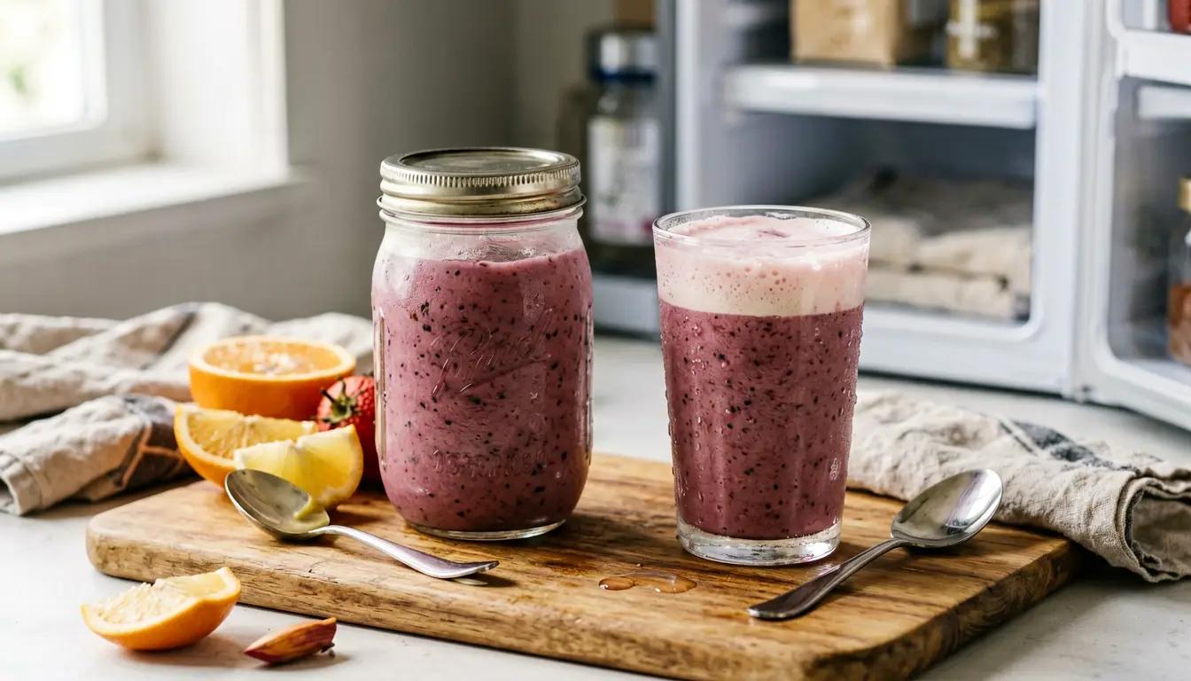 can i make smoothies ahead of time